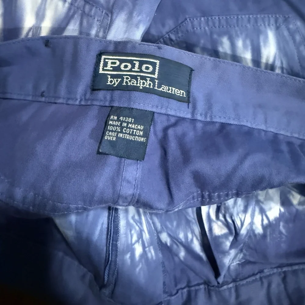 Polo Ralph Lauren Pants Chino Tie Dyed Lightweight Cotton Vintage‎ 38x30